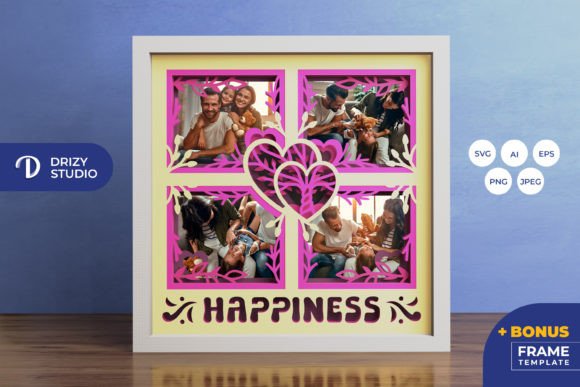 3D Family Gallery Shadow Box