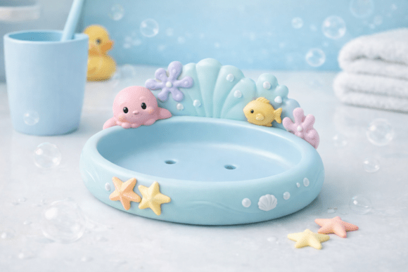 3D Soap Dish - Under the Sea