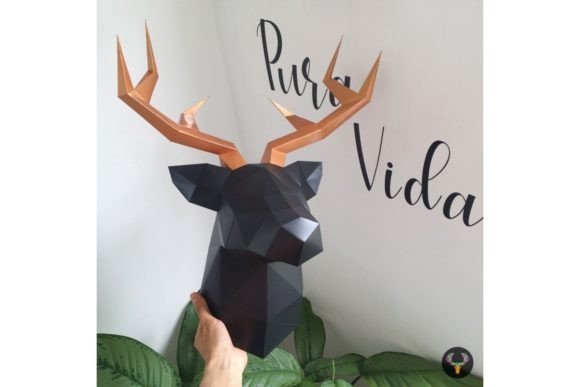Bringing the Wild Home: The Art and Appeal of the 3D Papercraft Deer Head