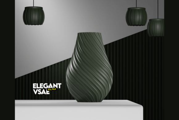 Evaluating the 3D STL Elegant Spiral Vase for Modern Interior Design and 3D Printing Projects