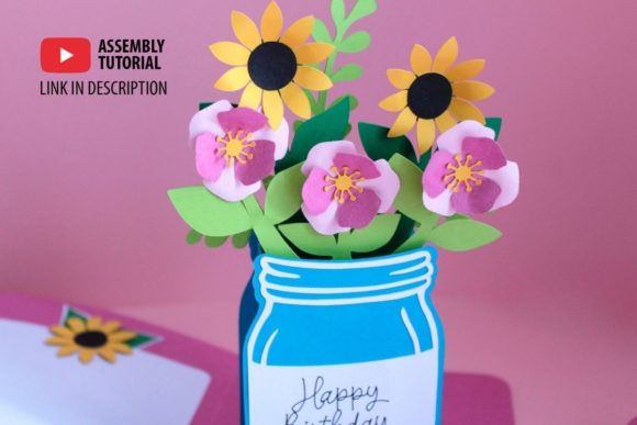 Flowers in a Jar 3D Card: A Creative Solution for Personalized Gifting