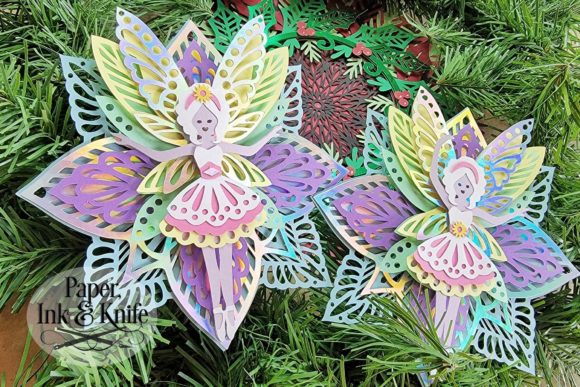 Sugarplum Fairy 3D Papercut Template: A Detailed Evaluation for Layered Paper Crafters
